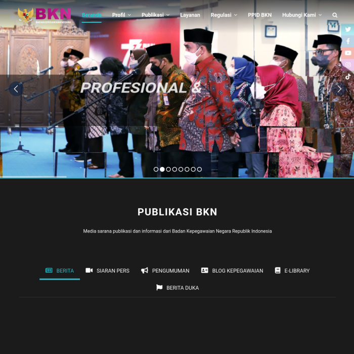 Badan Kepegawaian Daerah pusat